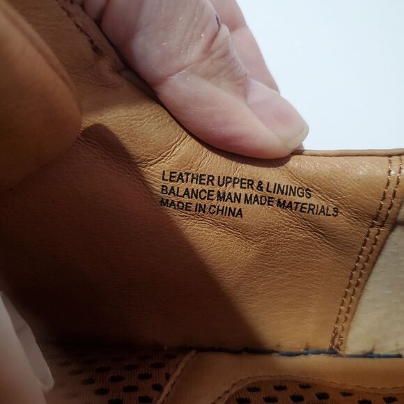 Born Mens Leather Baum Sneakers Size 13 Neutral - Picture 12 of 13